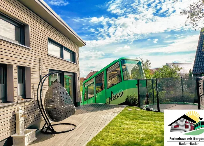 Exklusives Holzhaus Mit Bergbahn - Baden-Baden Im Schwarzwald